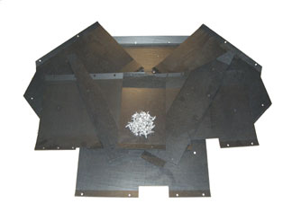 JD920 -- UHMW Poly Skid Plates (20'), JD 220, 920 S/N (   -684999)
